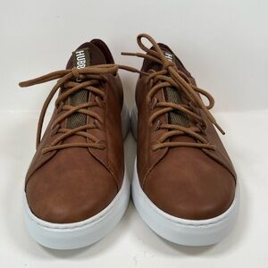 Samuel Hubbard Men's "Flight" Casual Sneaker Tan Leather Size 9